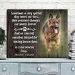Dog Memorial Custom Name And Photo And Number Matte Canvas
