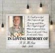Custom Photo And Name Gift For Dad Matte Canvas In Loving Memory Of Special Person