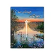 Dragonfly I‘m Always With You Custom Name And Numbers Matte Canvas Gift
