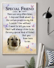 Special Friend Anatolian Shepherd Matte Canvas Gift For Dog Lovers