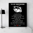 Gift For Boyfriend I Will Love You Till The Of Time Wolf Custom Name Matte Canvas
