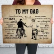 Son Gift For Dad I Will Always Be Your Little Boy Matte Canvas