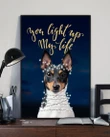 Toy Fox Terrier Light For My Life Matte Canvas Gift For Dog Lovers