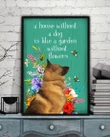 Norwegian Elkhound A Garden Without Flower Gift For Dog Lovers Matte Canvas