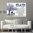 I Think Of All The Things You Do Gift For Dad Matte Canvas