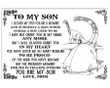 Mom Gift For Son You Are My Son Matte Canvas