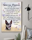 Special Friend Australian Kelpie Dog Gift For Dog Lovers Matte Canvas