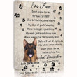 I'm Free Gift For Dog Lovers Custom Name And Photo And Number Matte Canvas
