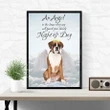 Boxer An Angel Night And Day Matte Canvas Gift For Dog Lovers