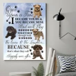 Schnoodle Happily Ever After Matte Canvas Gift For Dog Lovers