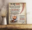 Gift For Son Baseball You Will Never Lose Matte Canvas