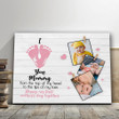 Your Mommy From The Top Of My Head Matte Canvas Gift