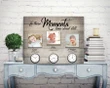 In These Moments Time Stood Still Custom Name And Photo Matte Canvas