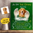 Dog Irish Blessing Gift For Dog Lovers Custom Name And Photo And Number Matte Canvas
