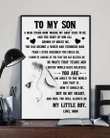Always Be My Little Boy Mom Matte Canvas Gift For Son