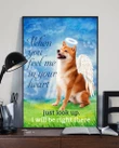 Shiba Inu I Will Be Right There Matte Canvas Gift For Dog Lovers
