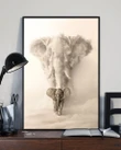 Elephant Big Bigger Ancestor Dust Matte Canvas Gift