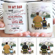 Gift For Firefighter Dad I Love You Custom Name Printed Mug