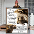 Dad Gift For Daughter This Old Lion Will Always Have Your Back Custom Name Sherpa Fleece Blanket