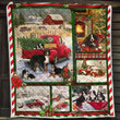 Bernese Mountain Dog And Christmas Gift For Dog Lovers Sherpa Fleece Blanket