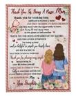 Thank You For Being A Nurse Gift For Mom Sherpa Fleece Blanket