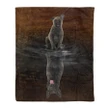 You Are Stronger Than You Think Dutch Shepherd Gift For Dog Lovers Sherpa Fleece Blanket