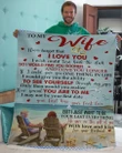 How Special You Are To Me Gift For Wife Sherpa Fleece Blanket