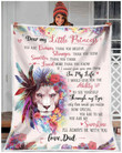 I Will Always Be With You Native Lion Gift For Daughter Sherpa Fleece Blanket