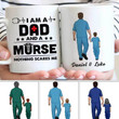 I Am A Dad And Murse Gift For Dad Custom Name Printed Mug