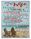 How Special You Are To Me Gift For Wife Sherpa Fleece Blanket