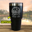 Your Dad Is Number One Custom Name Stainless Steel Large Tumbler