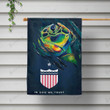 Sea Turtle Scratches The Great River Mississippi State Garden Flag House Flag