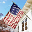 Turtle American Pattern Garden Flag House Flag