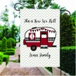 This Is How We Roll Red Camper Car Custom Name Garden Flag House Flag