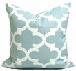 Snowy Blue And White Tiles Large Pattern Cushion Pillow Cover Home Decor