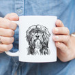 Fiji The Polish Lowland Sheepdog Gift For Dog Owner White Ceramic Mug