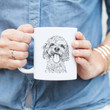 Amazing Gift For Dog Lovers Barney The Cavachon White Ceramic Mug