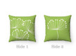 Appealing Dandelion Flower Green Background Cushion Pillow Cover Home Decor