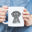 Lucifer The German Shorthaired Pointer Gift For Dog Owner White Ceramic Mug