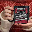 I Wanted To Be An Electrician Red Shoes Pattern Ceramic Mug
