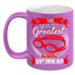 The World's Greatest Rescue Swimming Black Ceramic Mug