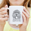 Lou The Otterhound Best Gift For Dog Owner White Ceramic Mug