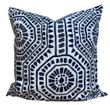 Italian Blue Paver Unique Geometric Cushion Pillow Cover Home Decor