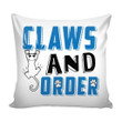 Cushion Pillow Cover Home Decor Funny Cat Graphic Claws And Order