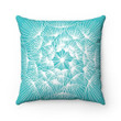 Aqua Theme Gorgeous Dandelion Floral Pattern Cushion Pillow Cover Home Decor