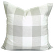 Delicate Style Gray And White Buffalo Checked Pattern Cushion Pillow Cover Home Decor