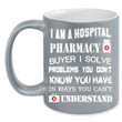 I Am A Hospital Pharmacy Buyer Black Ceramic Mug