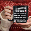 I Am A Hospital Pharmacy Buyer Black Ceramic Mug