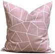Blush Pink Cut Glass Pattern Cushion Pillow Cover Home Decor