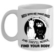 Funny Dogs Pattern Don't Mess With My Dog Ceramic Mug